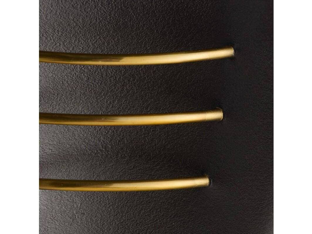 Arteriors Home Jerusha Blackened Antique Brass Gold Vase