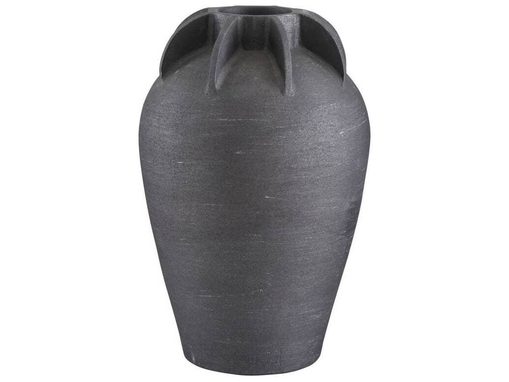 Arteriors Home Matte Charcoal Vase