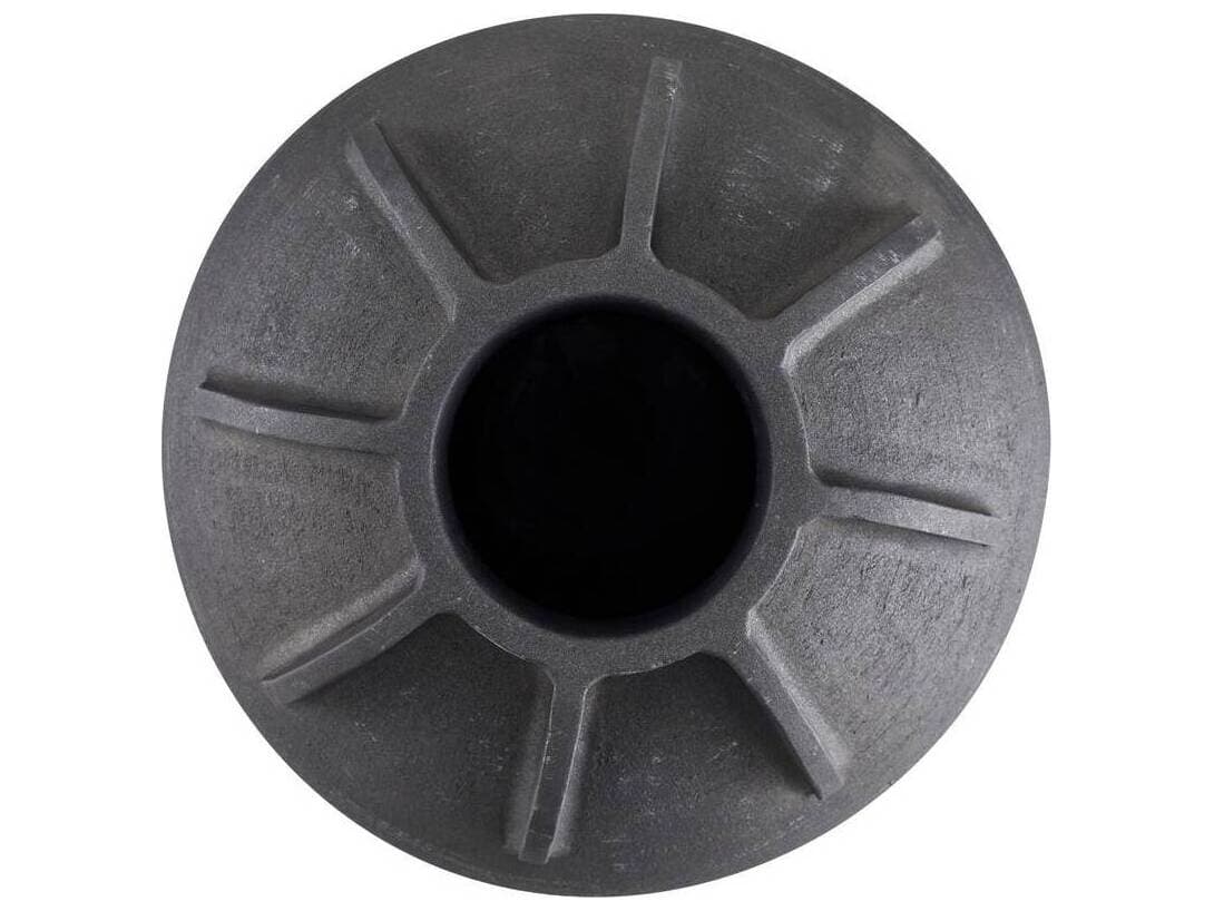 Arteriors Home Matte Charcoal Vase