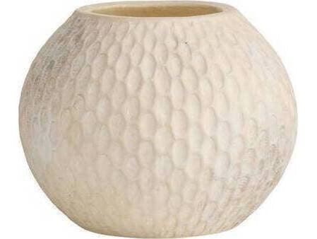 Arteriors Home Kayli Egg Shell White Vases Set of 2