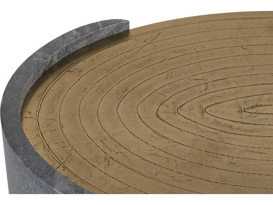 Arteriors Home Gray Antique Brass Serving Tray