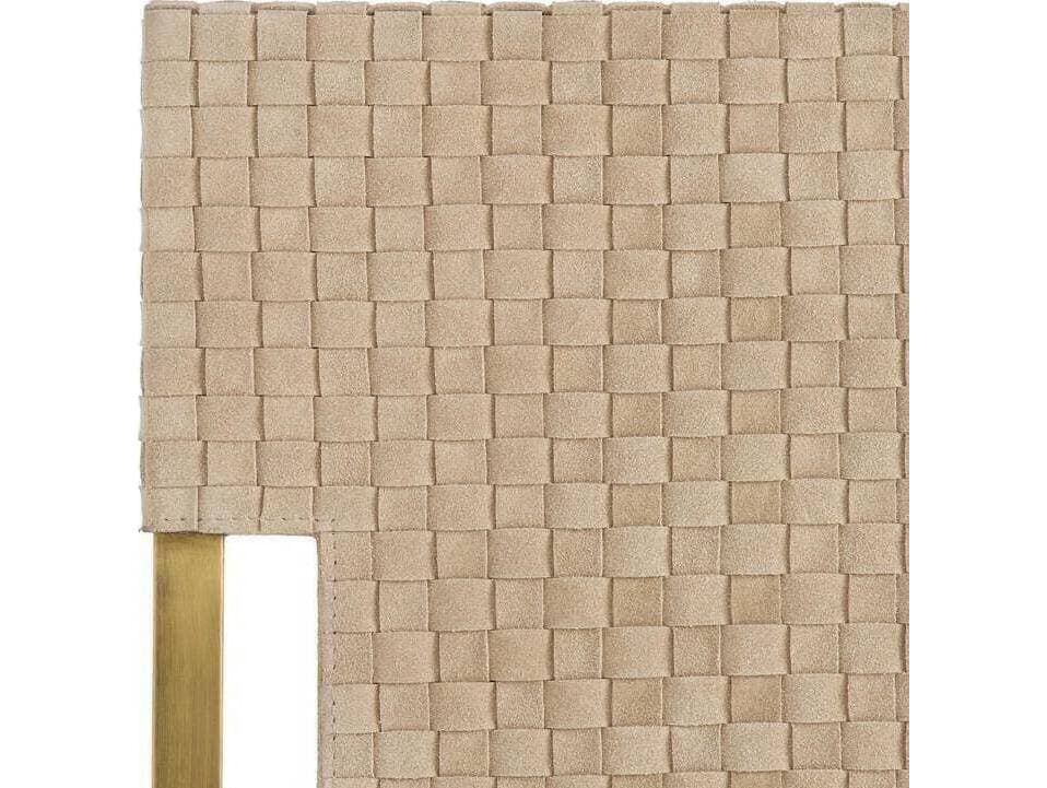 Arteriors Home Kellen Taupe Antique Brass Brown Gold Serving Tray