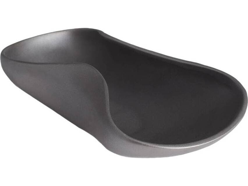 Arteriors Home Roll Matte Black White Serving Tray Set of 3