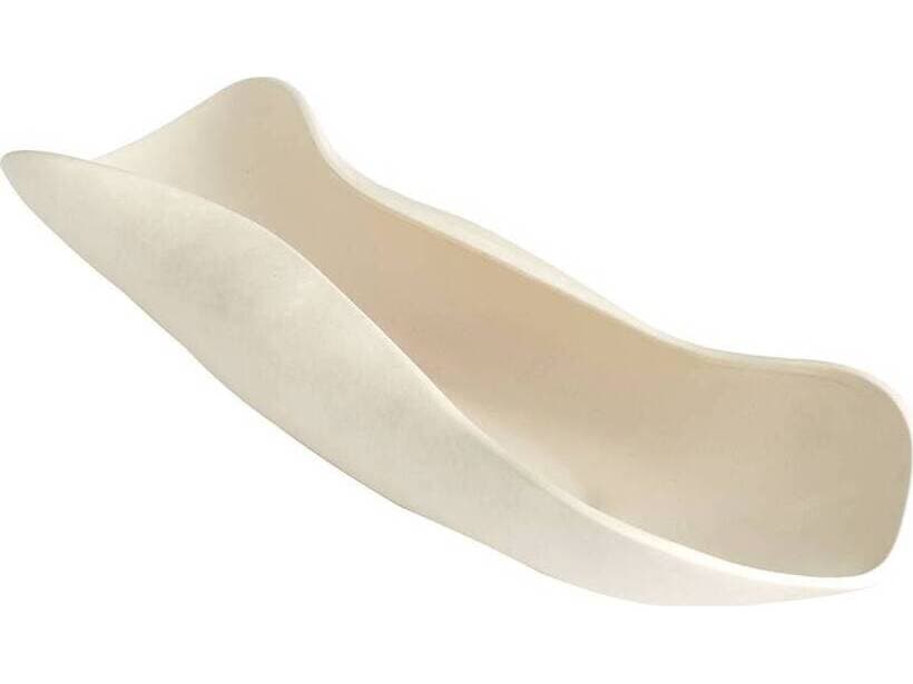 Arteriors Home Roll Matte Black White Serving Tray Set of 3