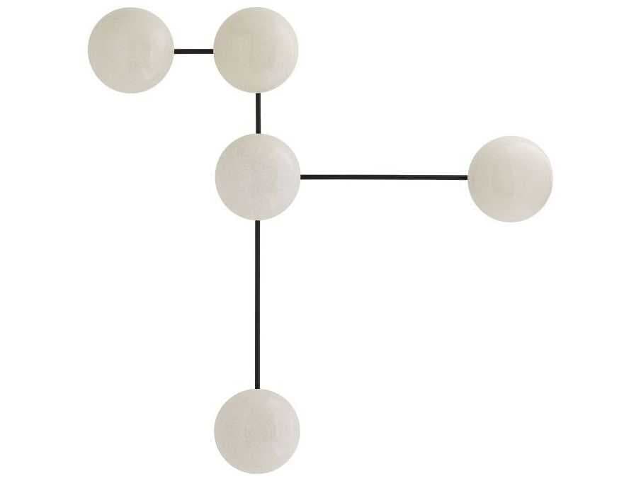 Arteriors Home Glaze 5-Light Blackened Steel Wall Sconce