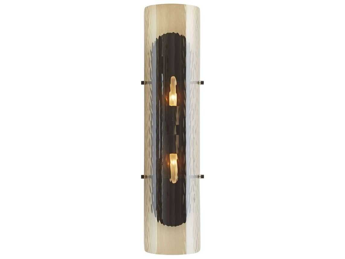 Arteriors Home Bend 2-Light Blackened Steel Wall Sconce