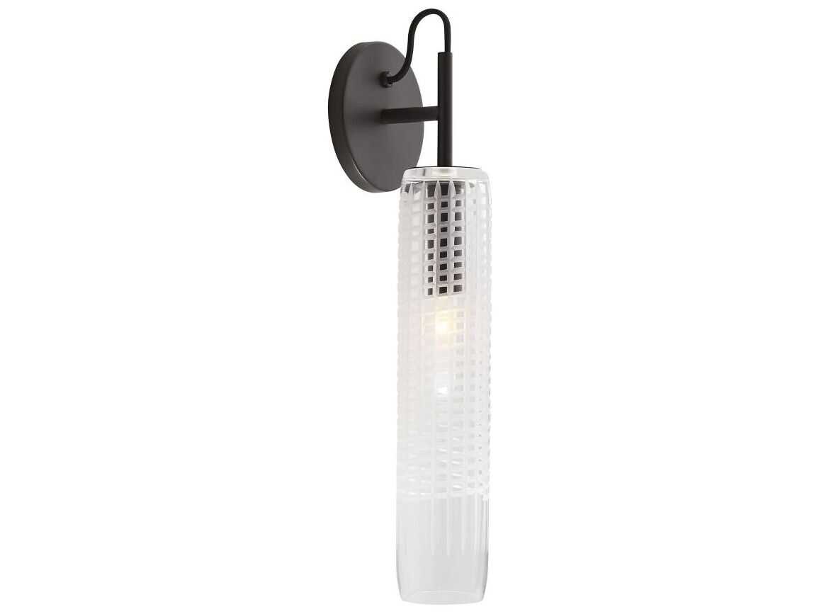 Arteriors Home Cut 1-Light Blackened Steel Wall Sconce