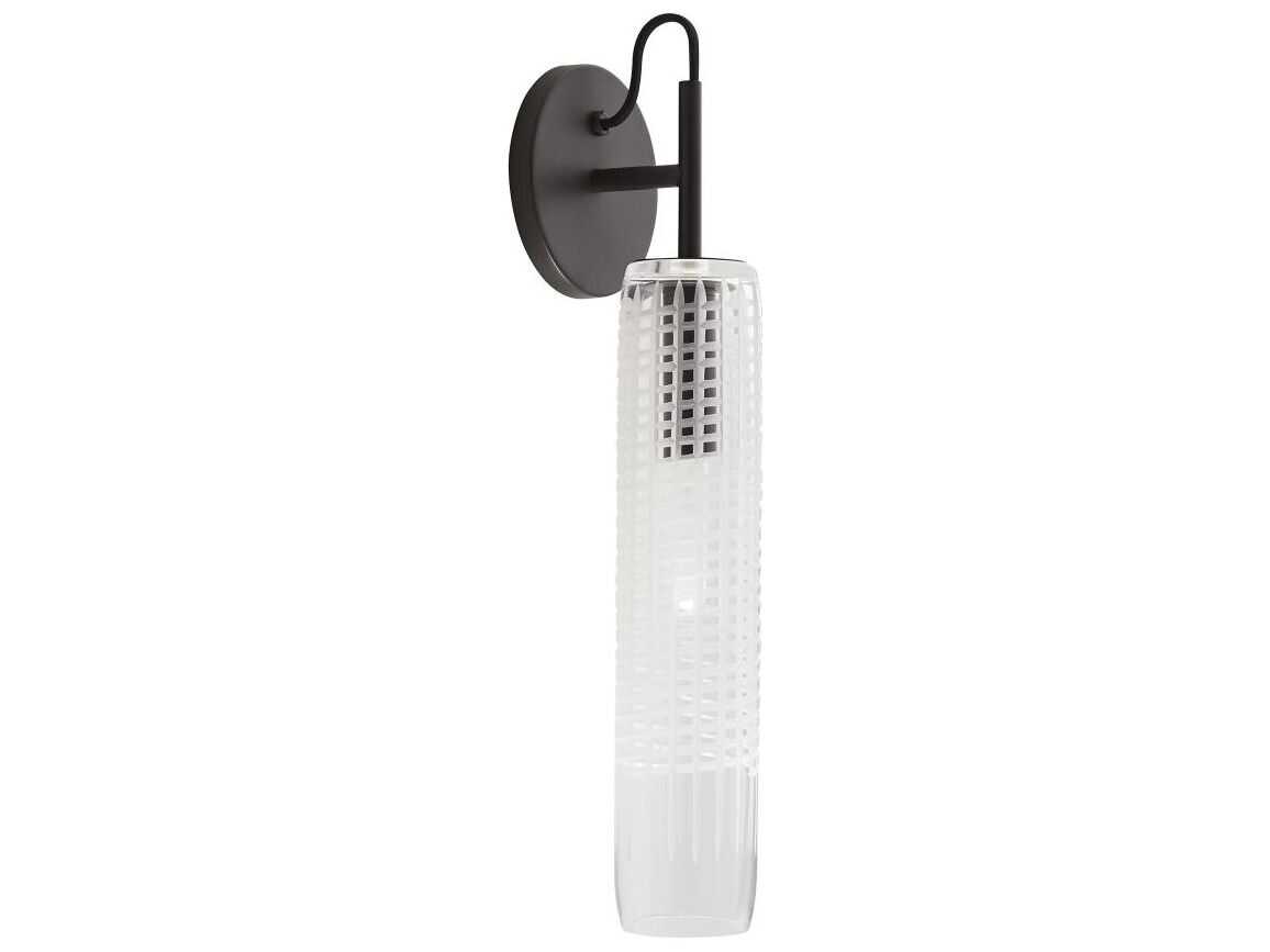 Arteriors Home Cut 1-Light Blackened Steel Wall Sconce