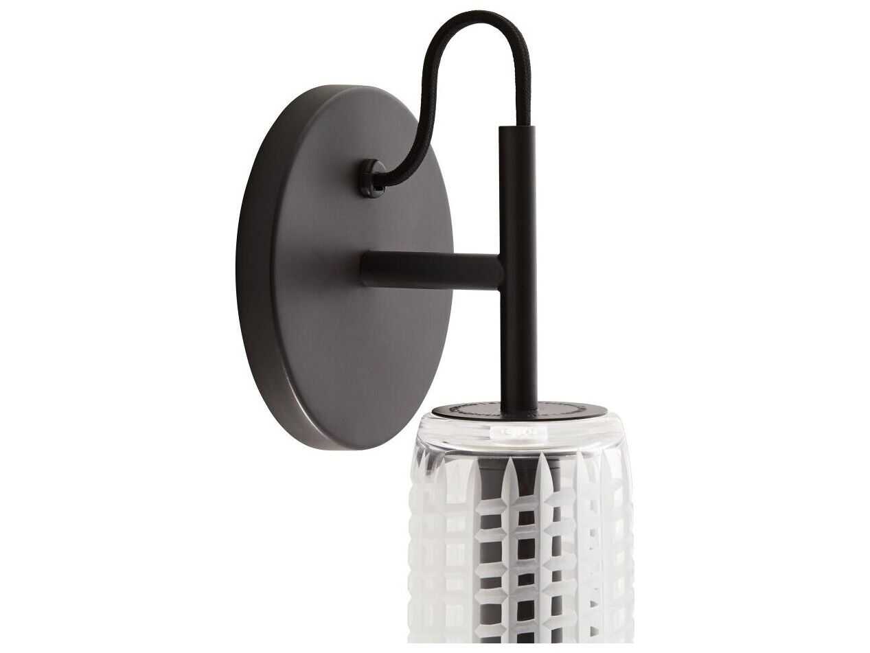 Arteriors Home Cut 1-Light Blackened Steel Wall Sconce
