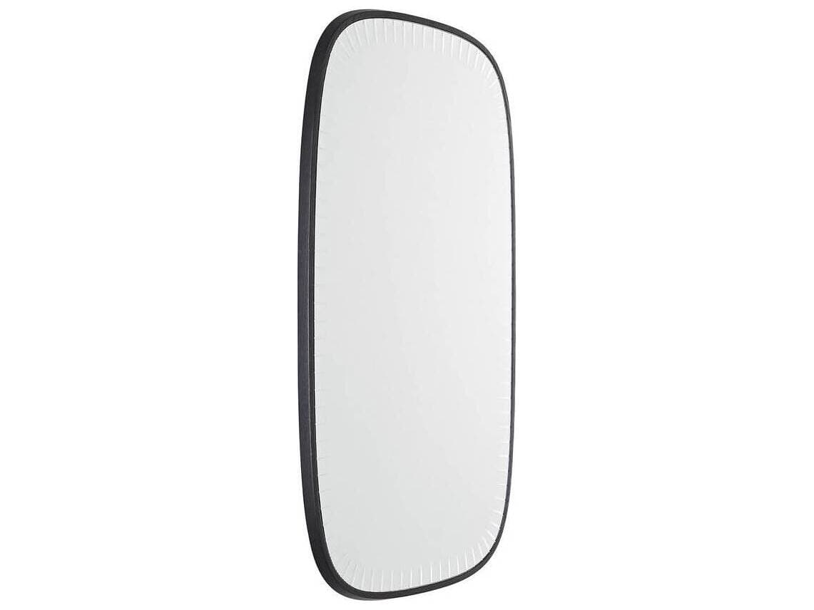 Arteriors Home Cut Black Rectangular Wall Mirror