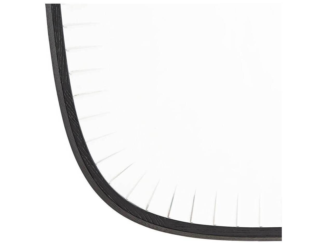 Arteriors Home Cut Black Rectangular Wall Mirror