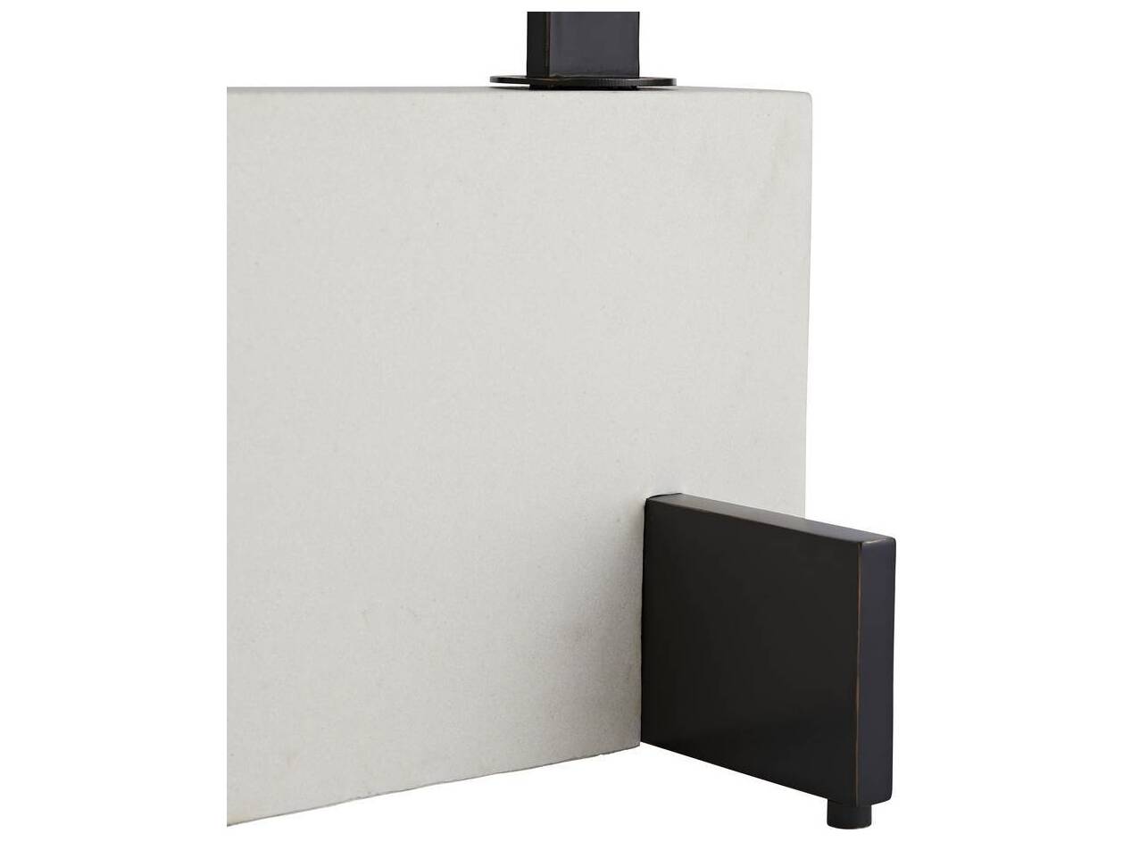 Arteriors Home Piloti Faux Marble Bronze Floor Lamp