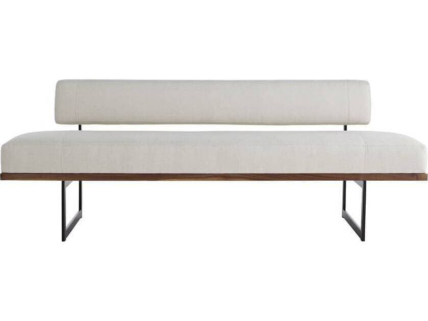 Arteriors Home Tuck Bone Jacobean White Upholstered Accent Bench
