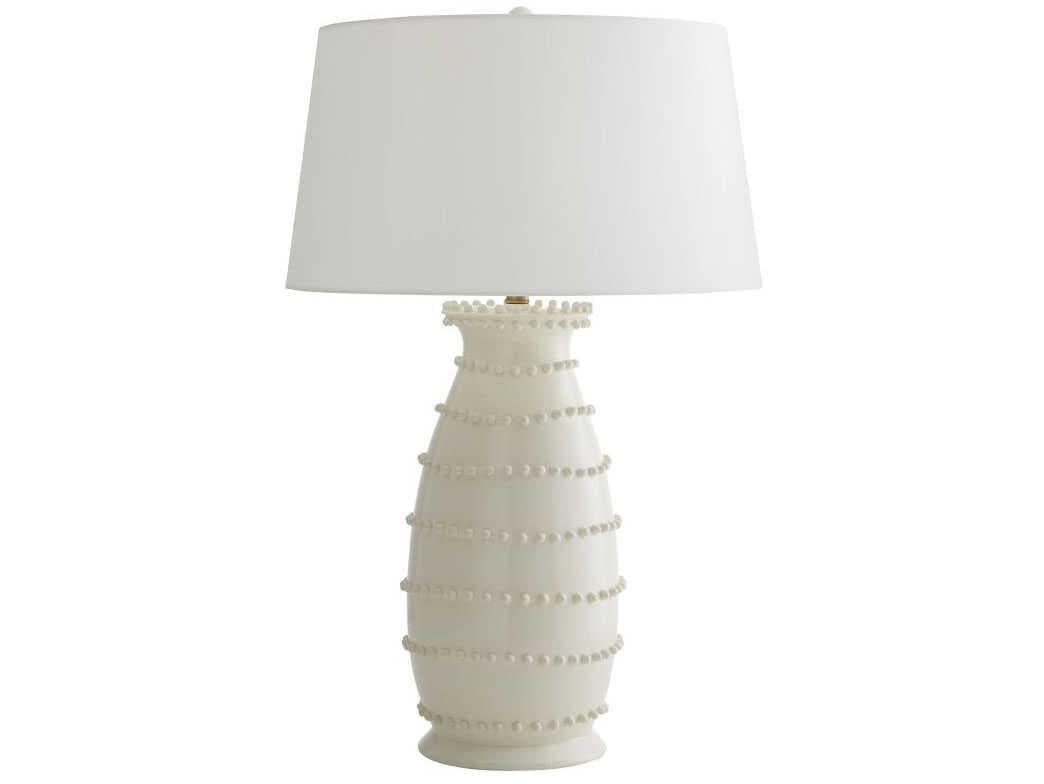 Arteriors Home Spitzy Ivory Off White Buffet Lamp