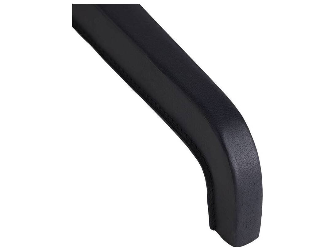 Arteriors Home Addison Round Metal Indigo Leather End Table