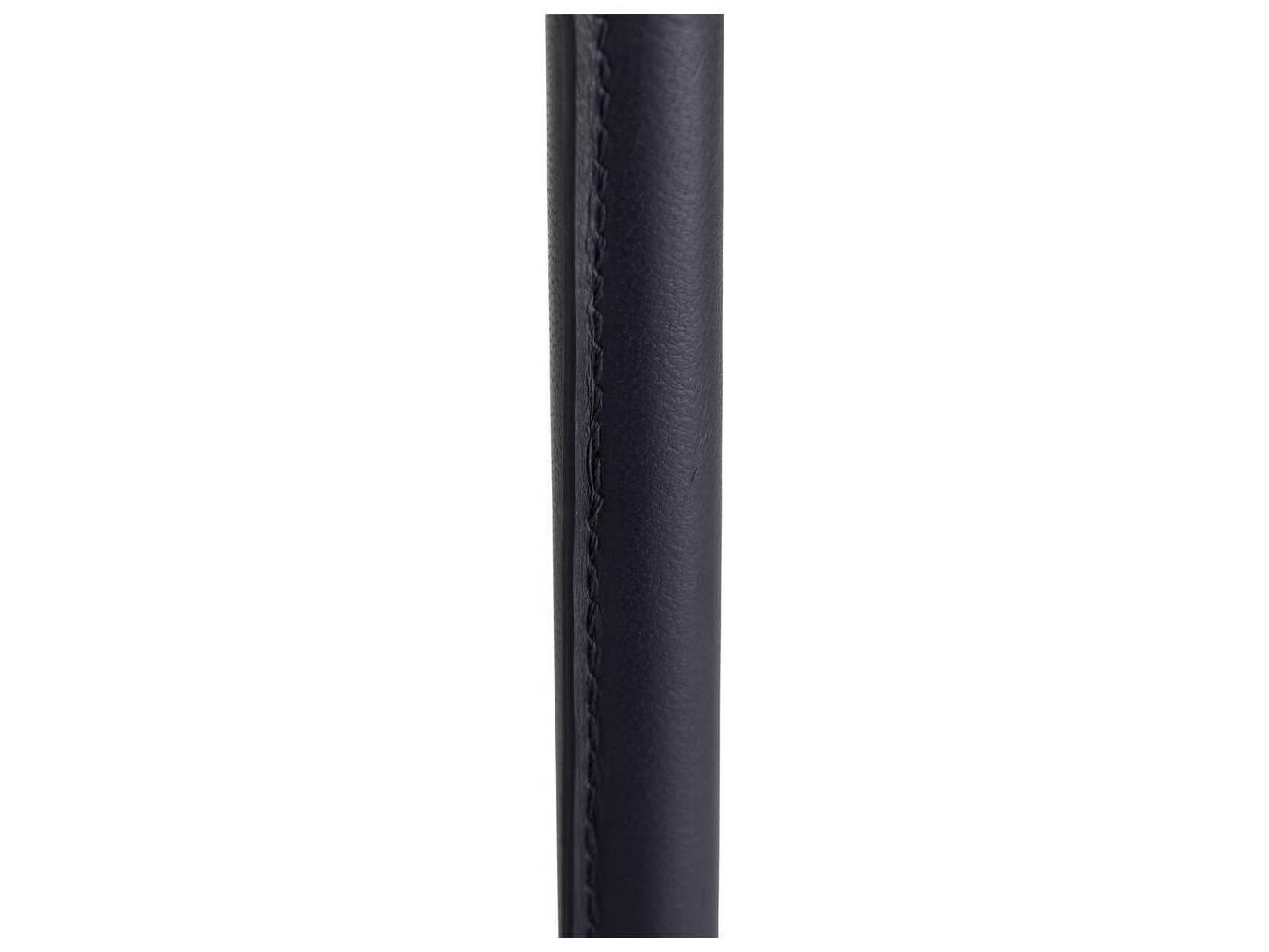 Arteriors Home Addison Round Metal Indigo Leather End Table