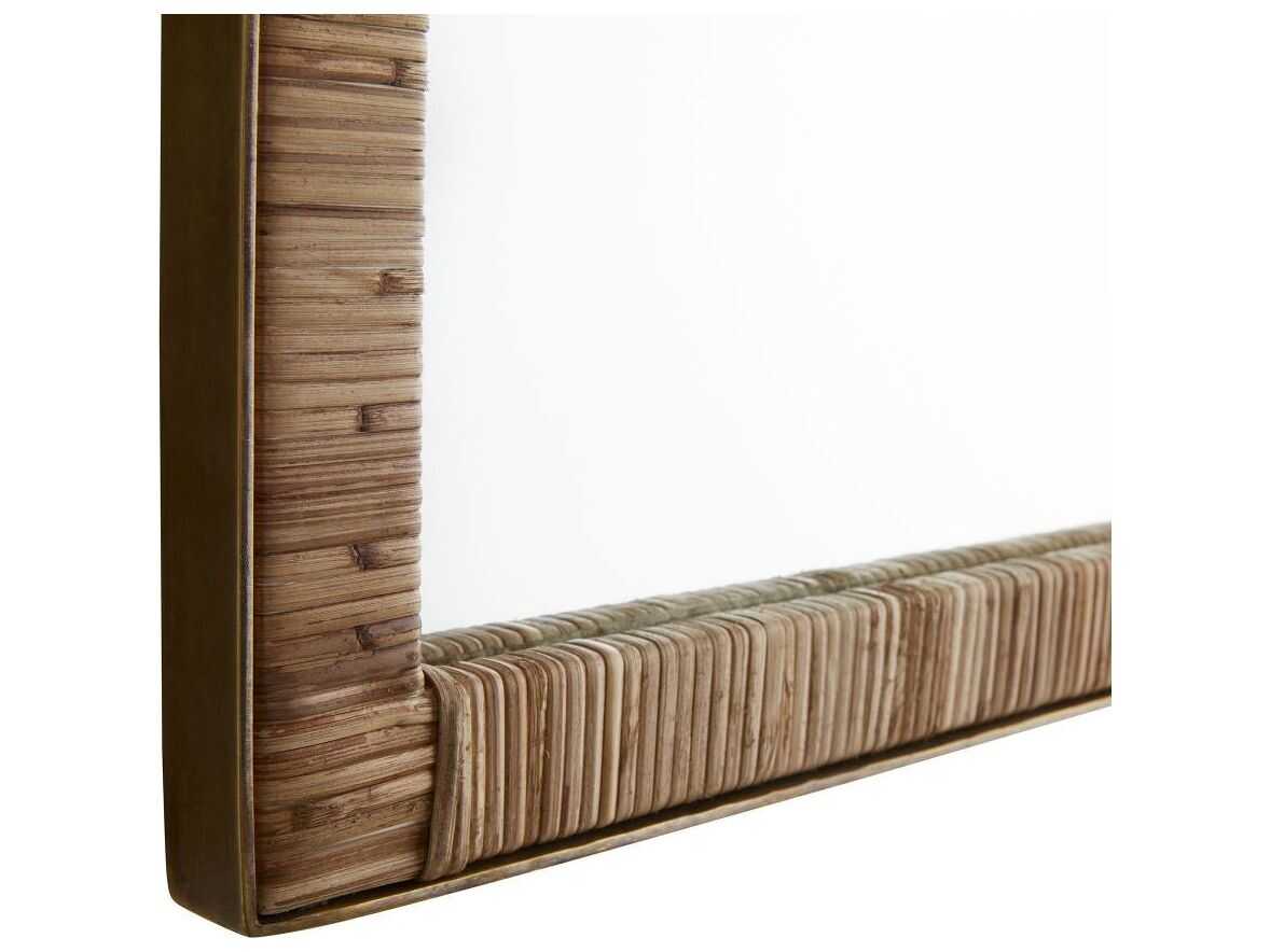 Arteriors Home Caribe Natural Rectangular Wall Mirror