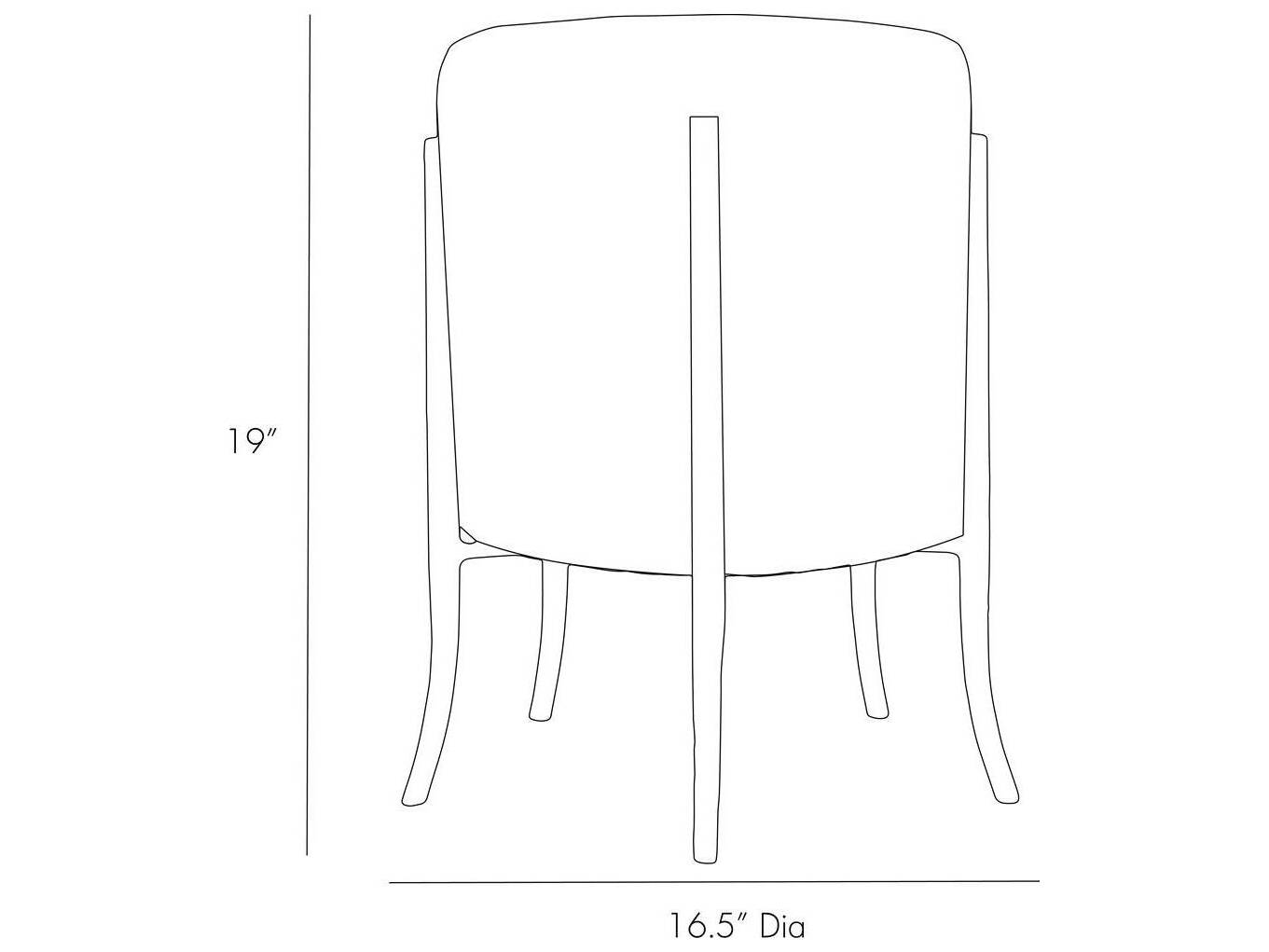 Arteriors Home Barry Dixon Natural White Upholstered Ottoman