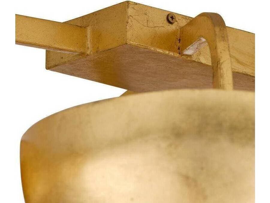 Arteriors Home Theo 13-Light Gold Leaf Semi Flush Mount