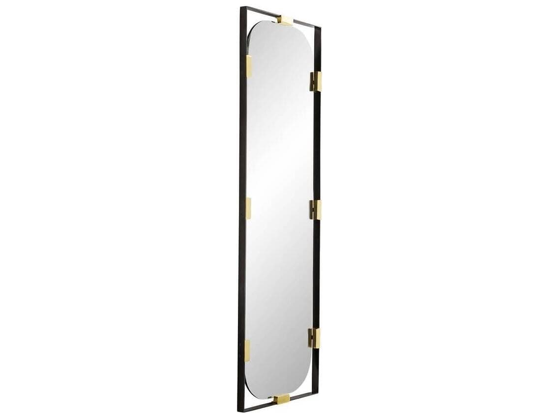 Arteriors Home Black Nickel Floor Mirror Rectangular
