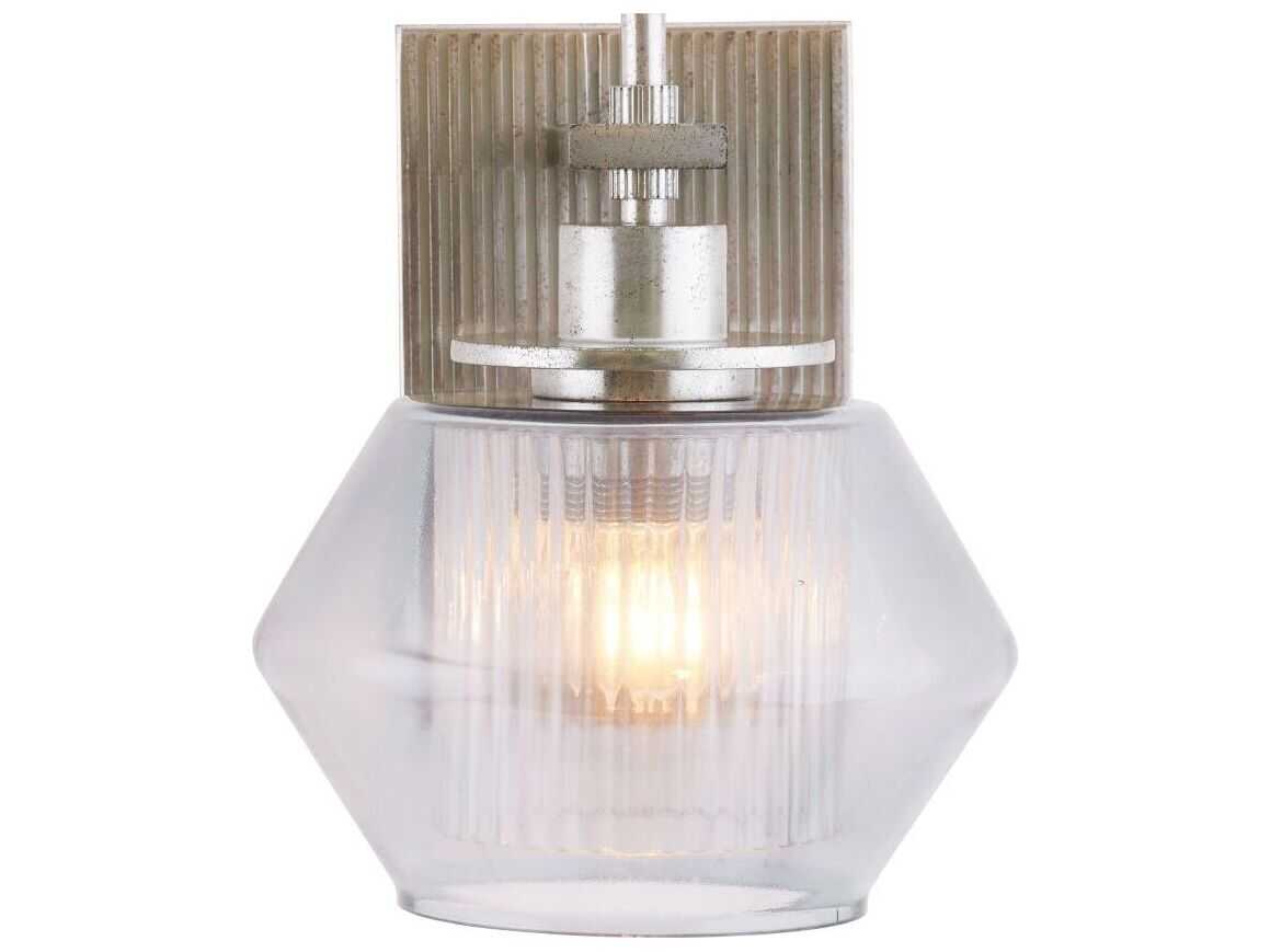 Arteriors Home Holm 1-Light Pewter Wall Sconce