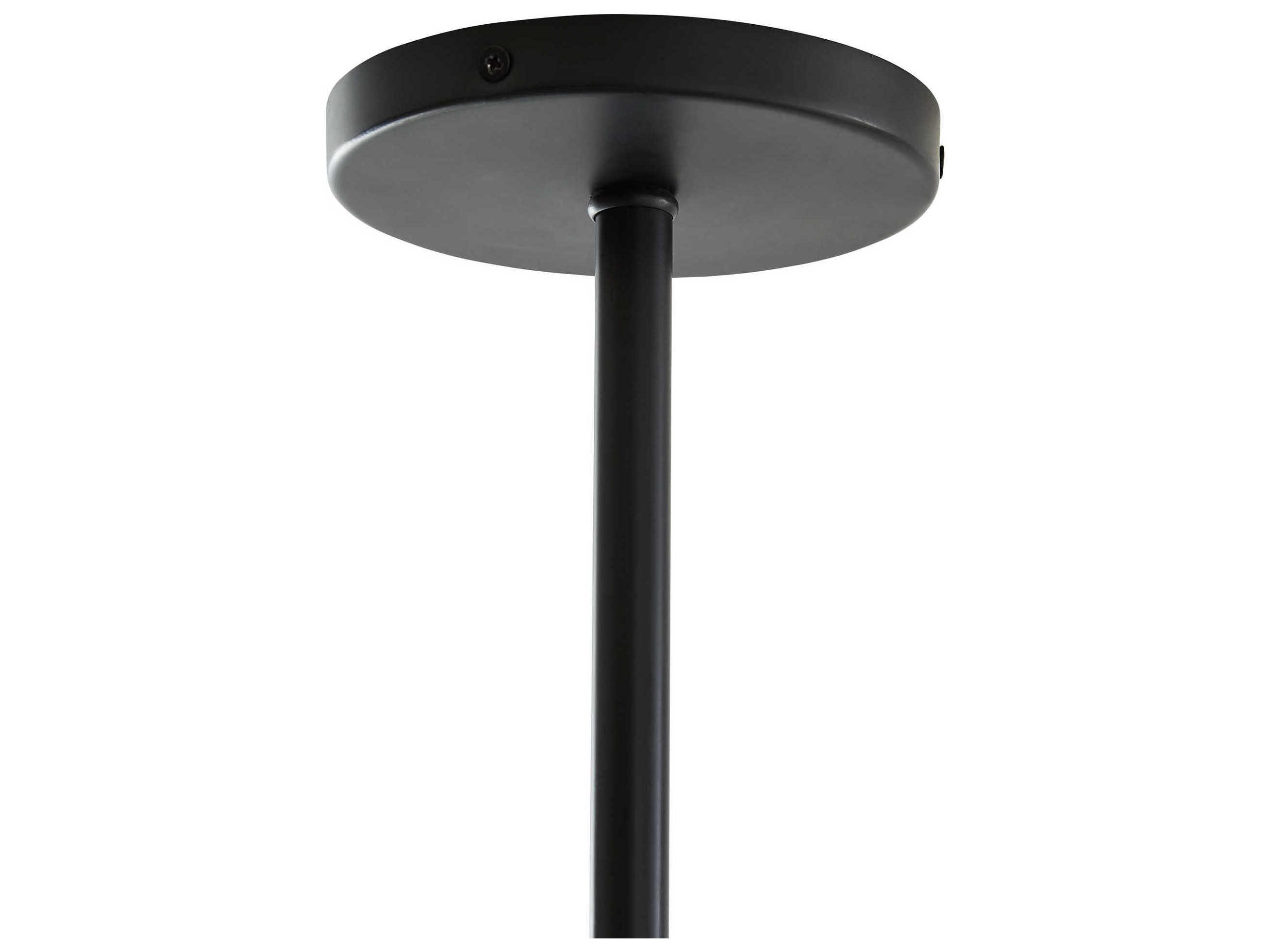 Arteriors Home Jay Jeffers 8-Light Blackened White Glass Linear Chandelier