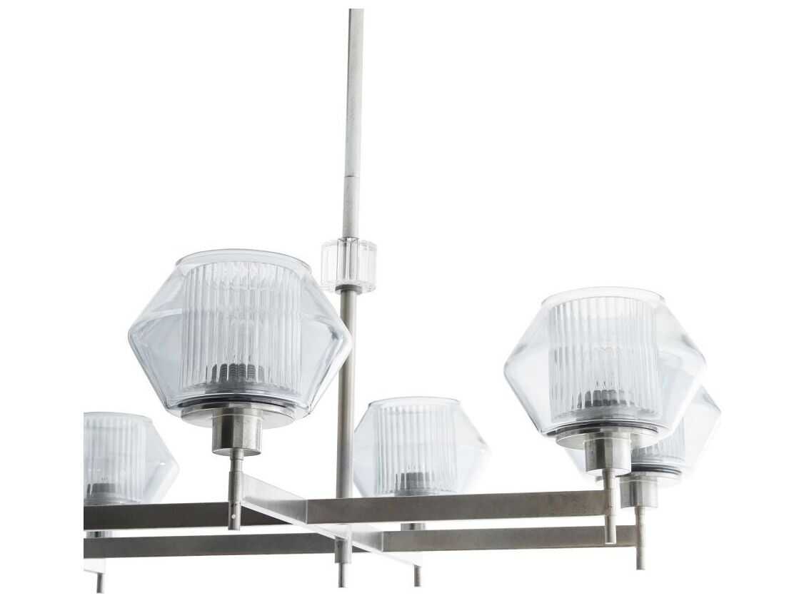 Arteriors Home Holm 8-Light Pewter Island Pendant