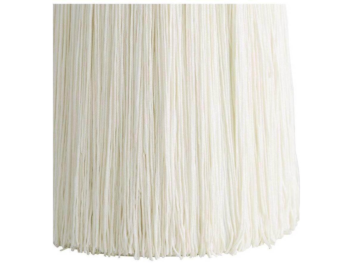 Arteriors Home Tassel Ivory Silk Blend Yarn Off White Buffet Lamp