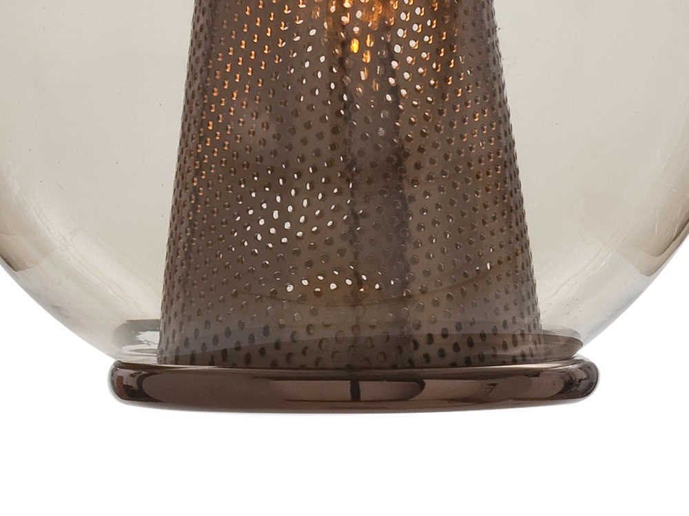 Arteriors Home Laura Kirar Caviar 8-Light Brown Nickel Globe Pendant