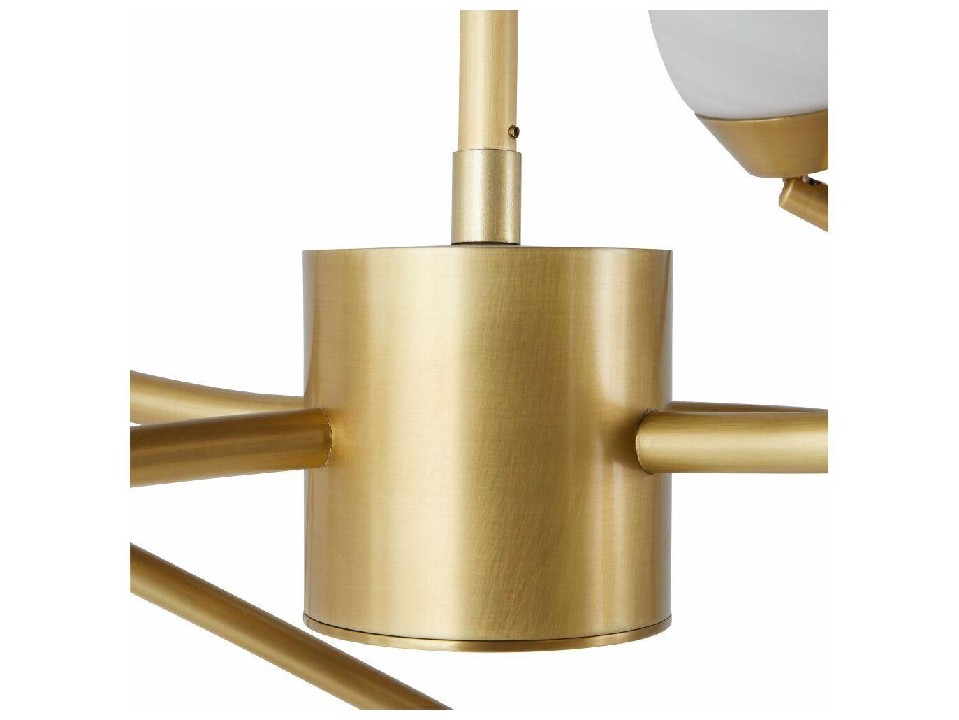 Arteriors Home Ember 16-Light Antique Brass Matte Swirl Chandelier
