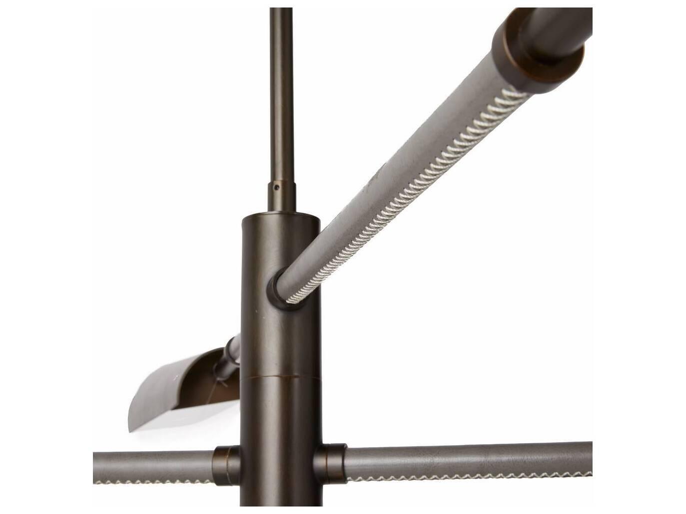 Arteriors Home Estevan 6-Light English Bronze Graphite Tiered Pendant