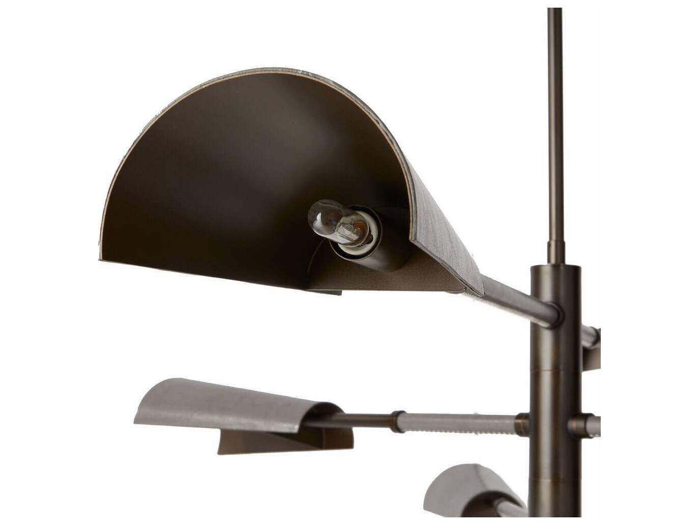 Arteriors Home Estevan 6-Light English Bronze Graphite Tiered Pendant