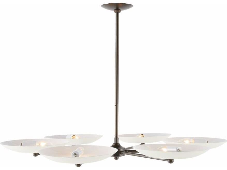 Arteriors Home Griffith 6-Light Bone English Bronze Bowl Chandelier