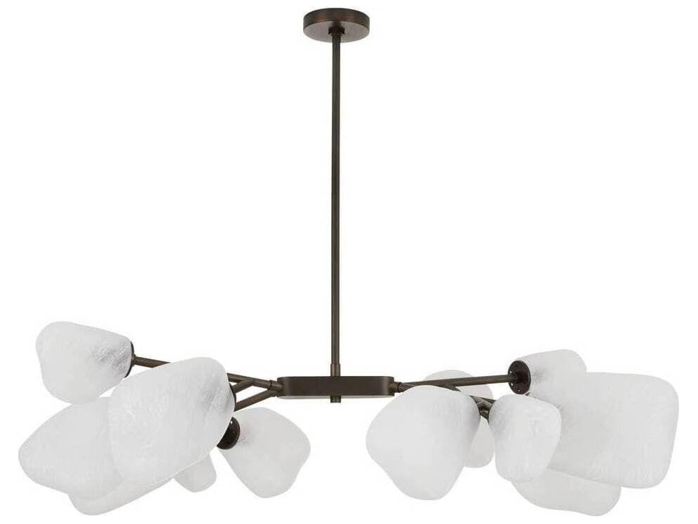 Arteriors Home Grozny 12-Light Swirl English Bronze Chandelier