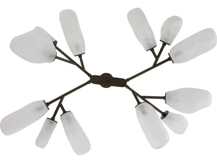 Arteriors Home Grozny 12-Light Swirl English Bronze Chandelier