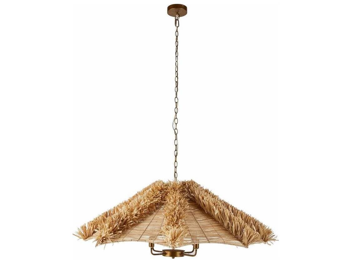 Arteriors Home Cadance 4-Light Natural Brown Empire Pendant