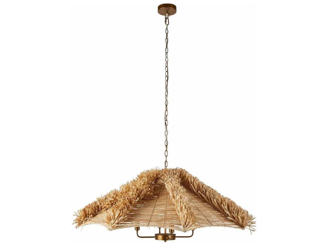 Arteriors Home Cadance 4-Light Natural Brown Empire Pendant