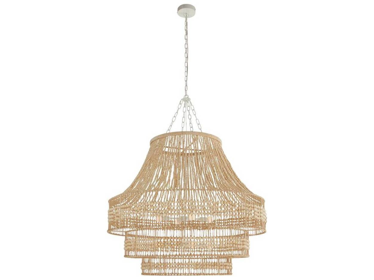 Arteriors Home Tulane 8-Light Natural Brown Chandelier