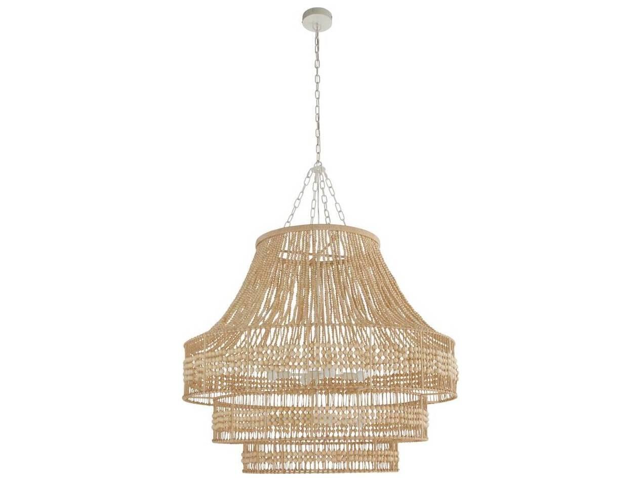 Arteriors Home Tulane 8-Light Natural Brown Chandelier
