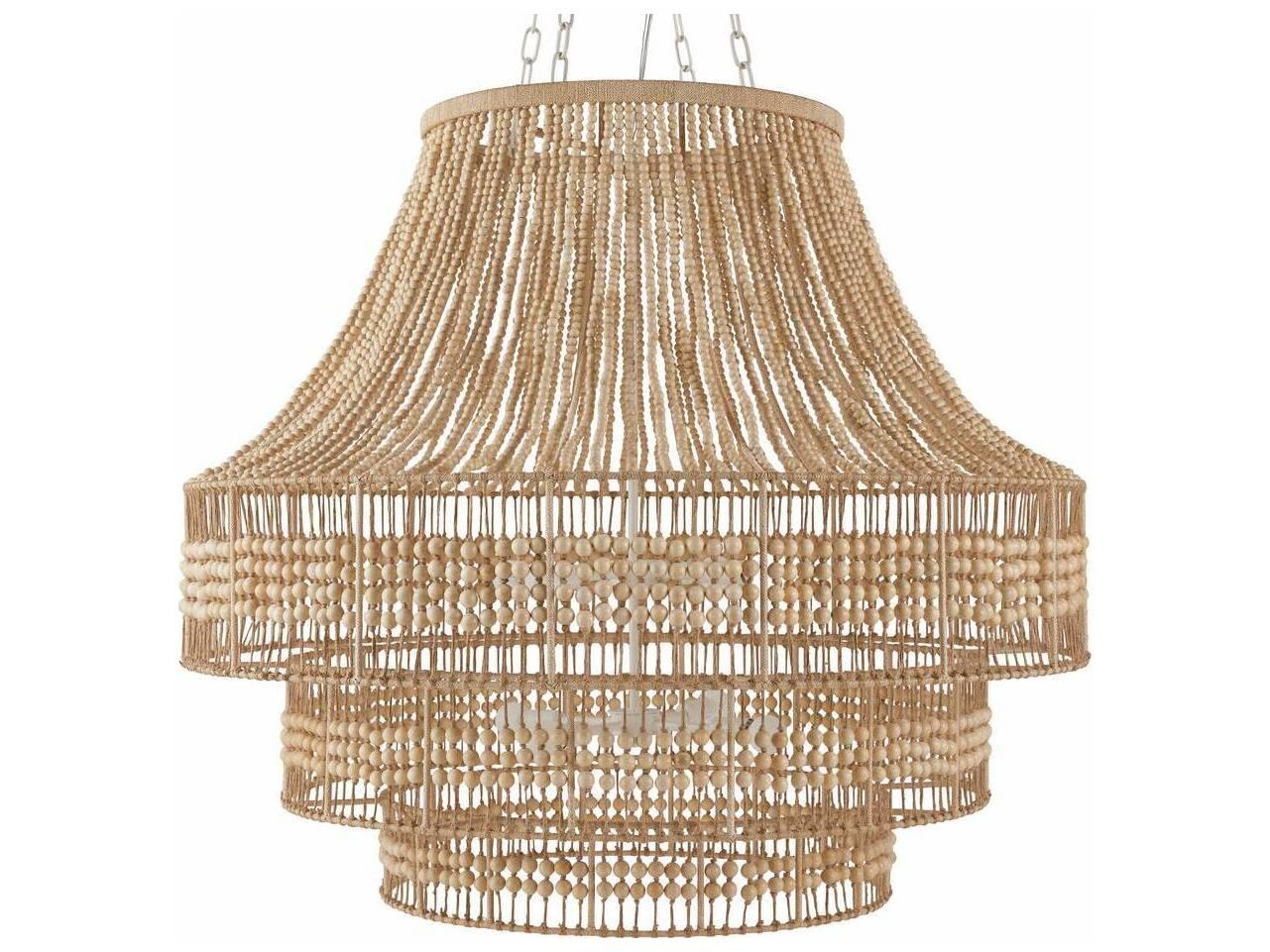 Arteriors Home Tulane 8-Light Natural Brown Chandelier