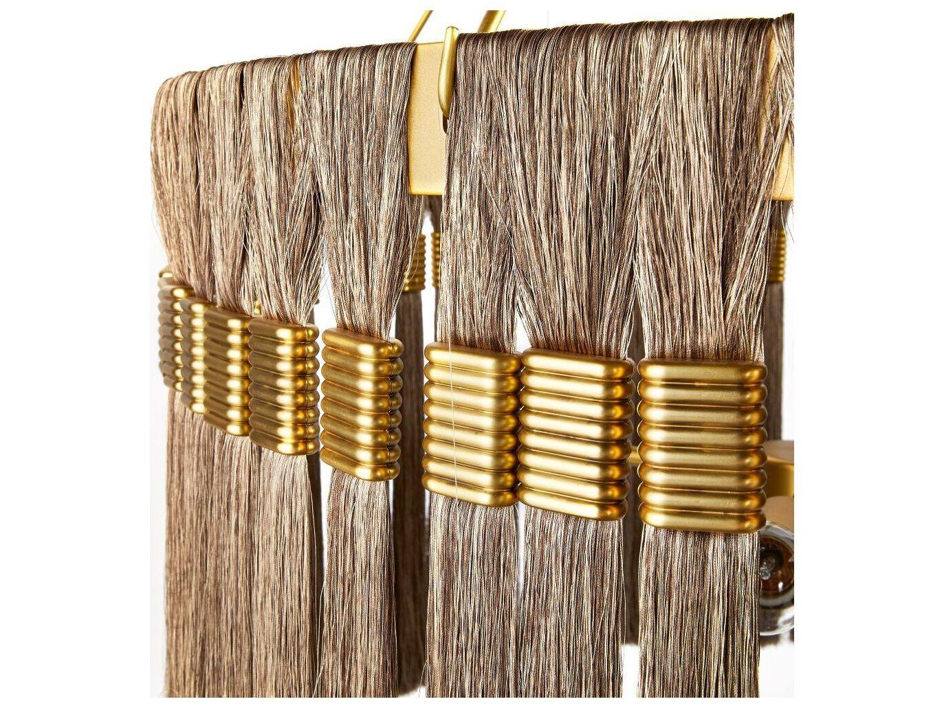 Arteriors Home Dutchess 4-Light Gold And Gray Antique Brass Drum Chandelier