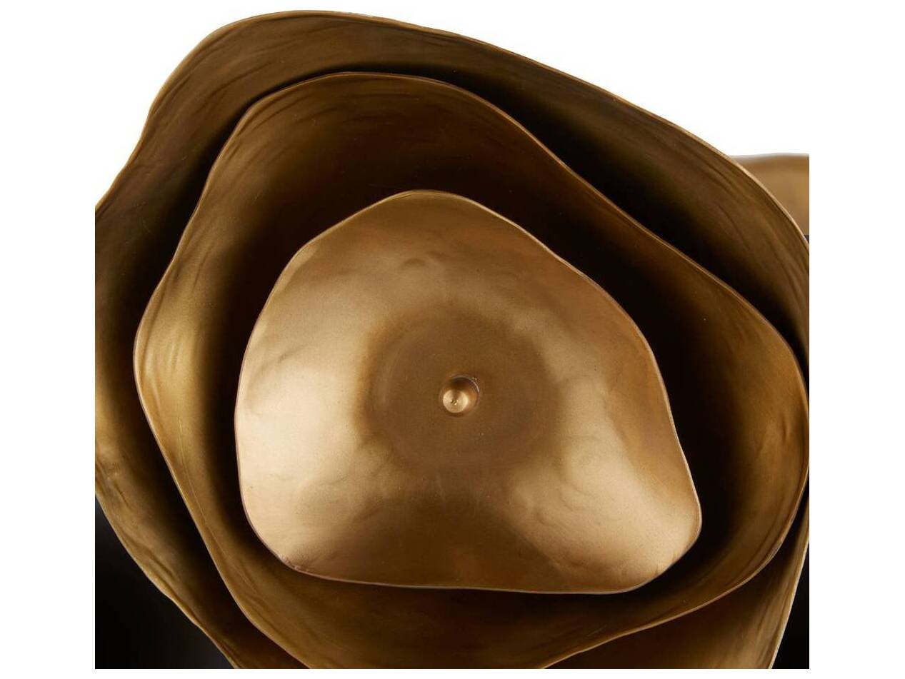 Arteriors Home Gaia 6-Light Antique Brass Bronze Round Chandelier