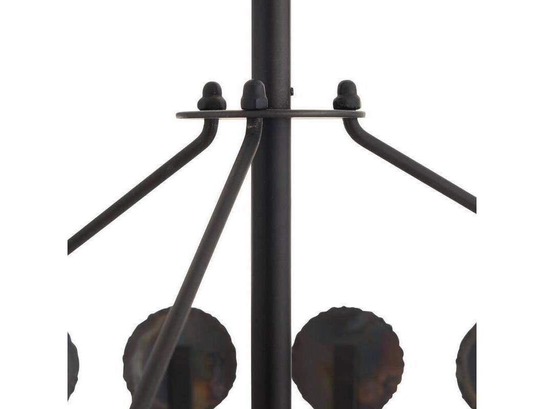 Arteriors Home Imperia Arteriors Home 6-Light Burnt Iron Black Sputnik Chandelier
