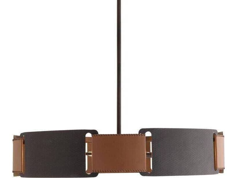 Arteriors Home Ivan Arteriors Home 5-Light Brown Blackened Iron Pendant