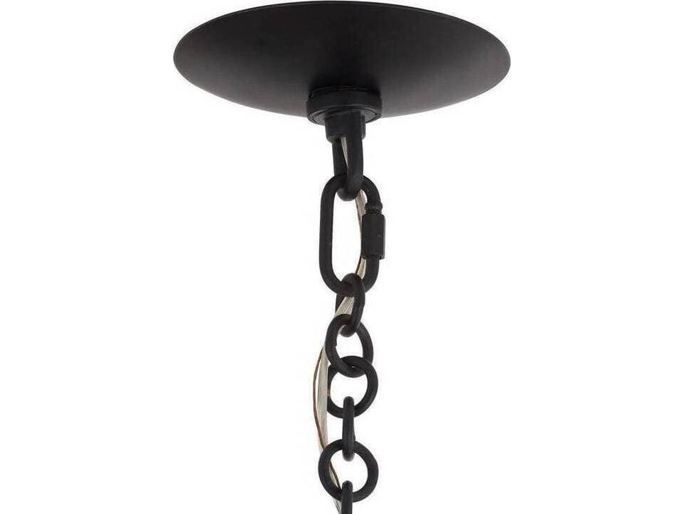 Arteriors Home Florko 6-Light Blackened Iron Tiered Pendant