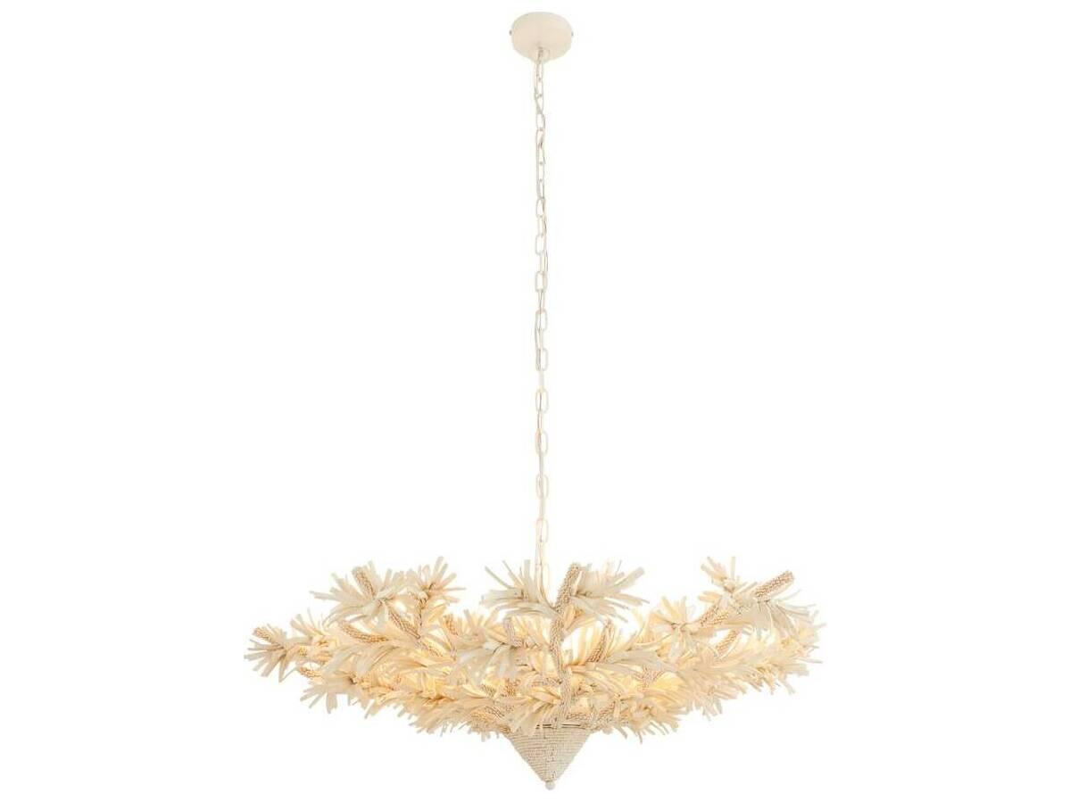 Arteriors Home Fernanda 8-Light Ivory White Chandelier