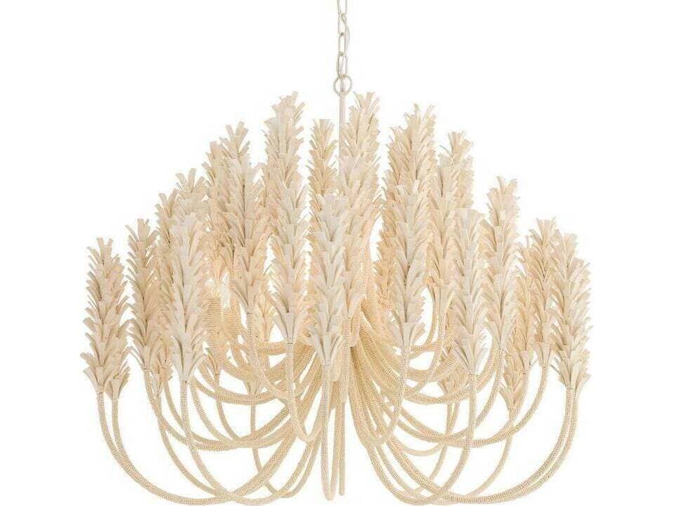 Arteriors Home Kaia Arteriors Home 6-Light Ivory White Chandelier