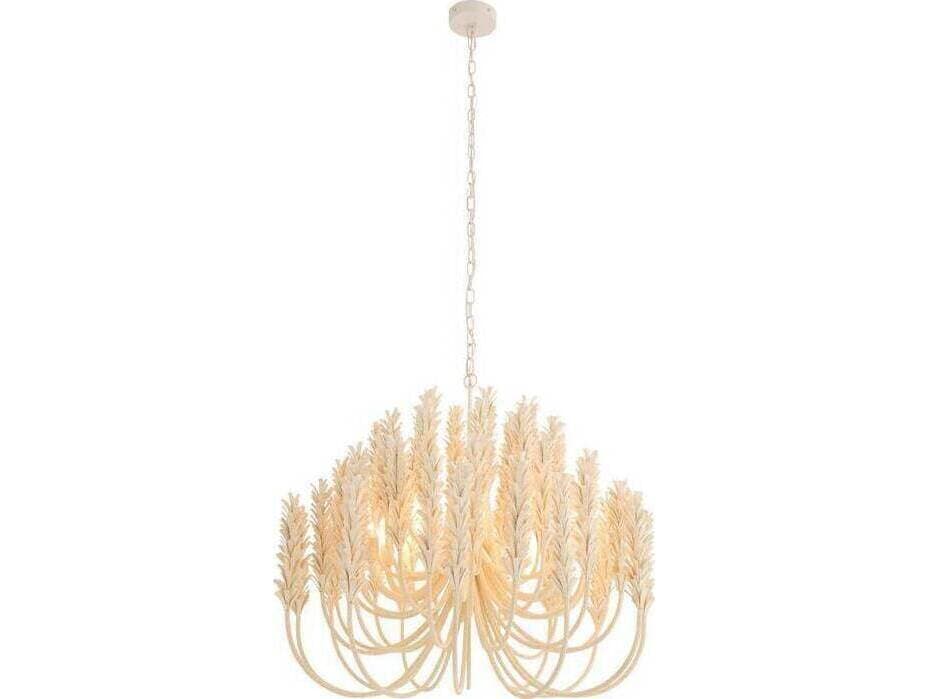 Arteriors Home Kaia Arteriors Home 6-Light Ivory White Chandelier