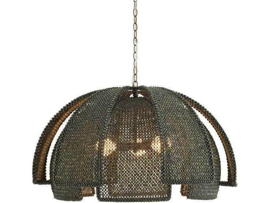 Arteriors Home Kamari Arteriors Home 3-Light Gray Dome Pendant