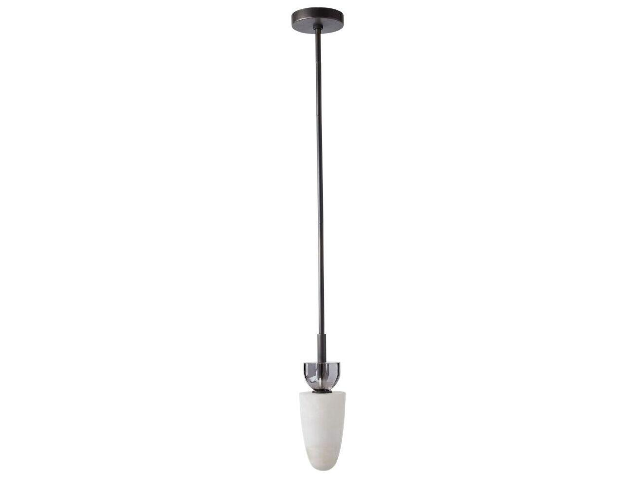 Arteriors Home Vilko 1-Light White Smoke Linear Mini Pendant
